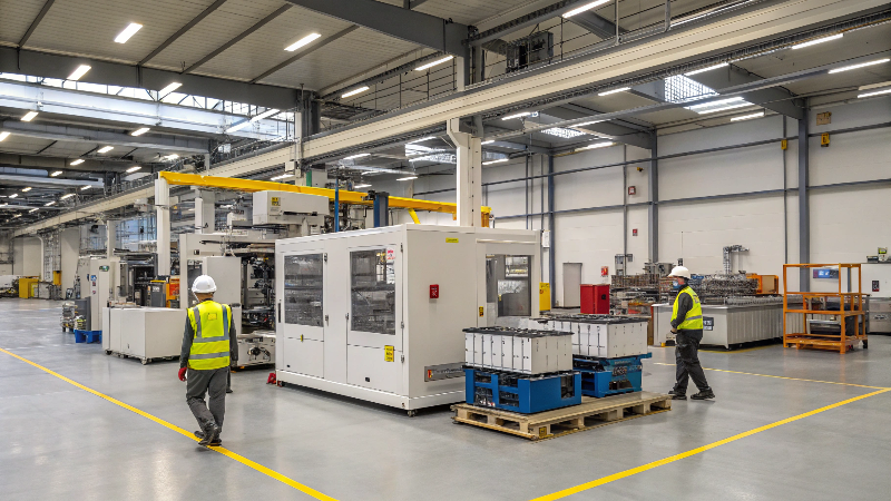 Lekamachine factory setup for small-batch blow molding production