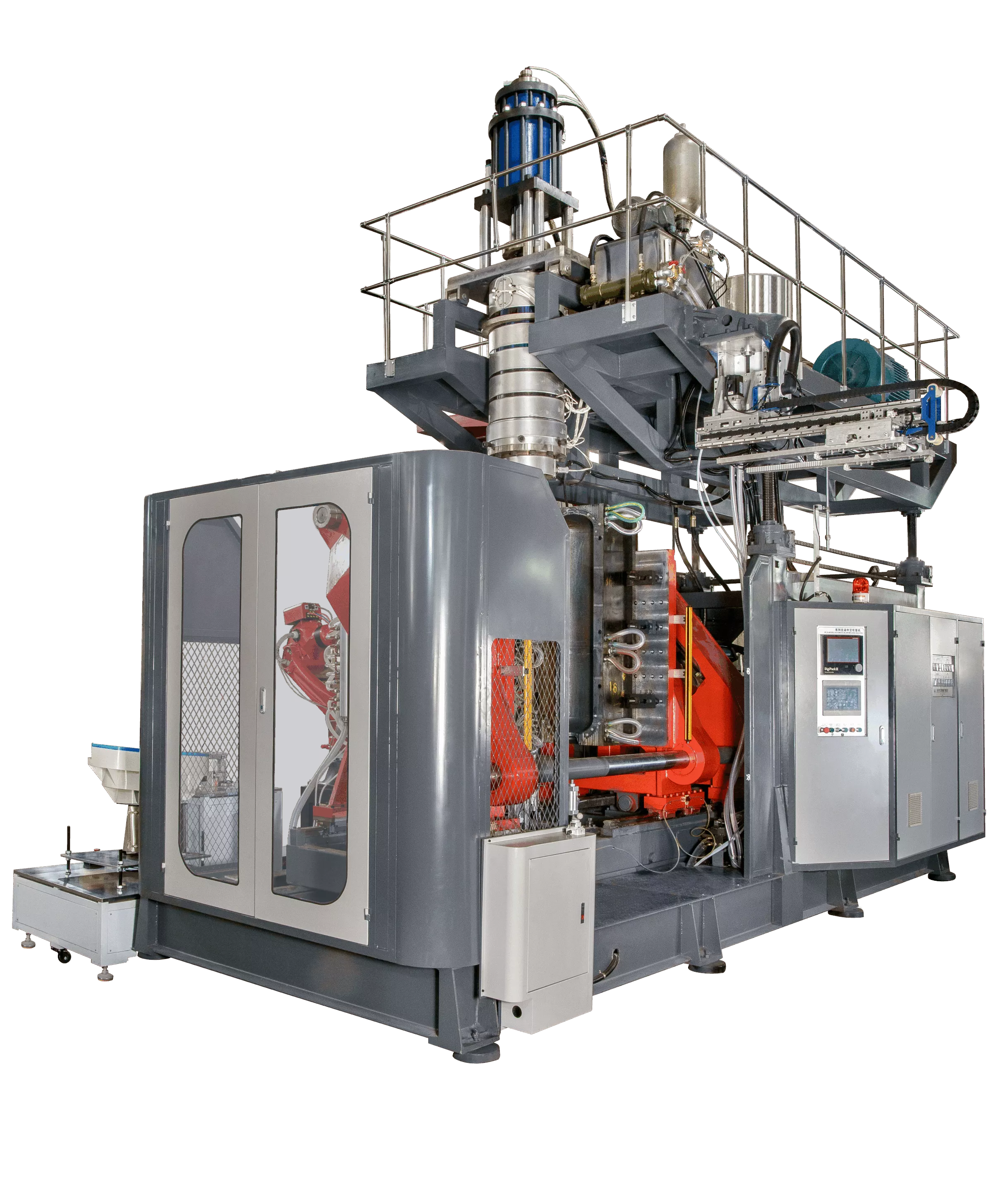 TITAN HE200L accumulator head extrusion blow molding machine