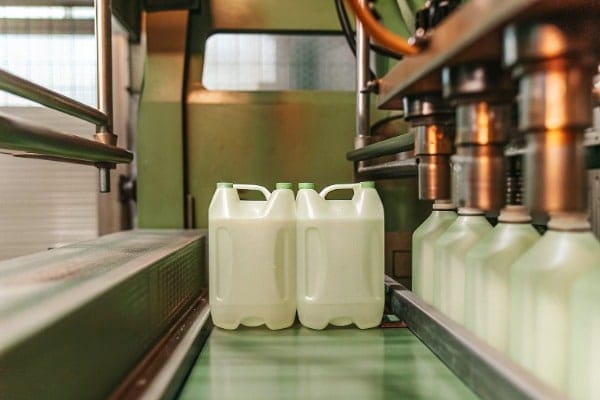 Hydraulic powered hybrid extrusion machine close-up (ID#4)