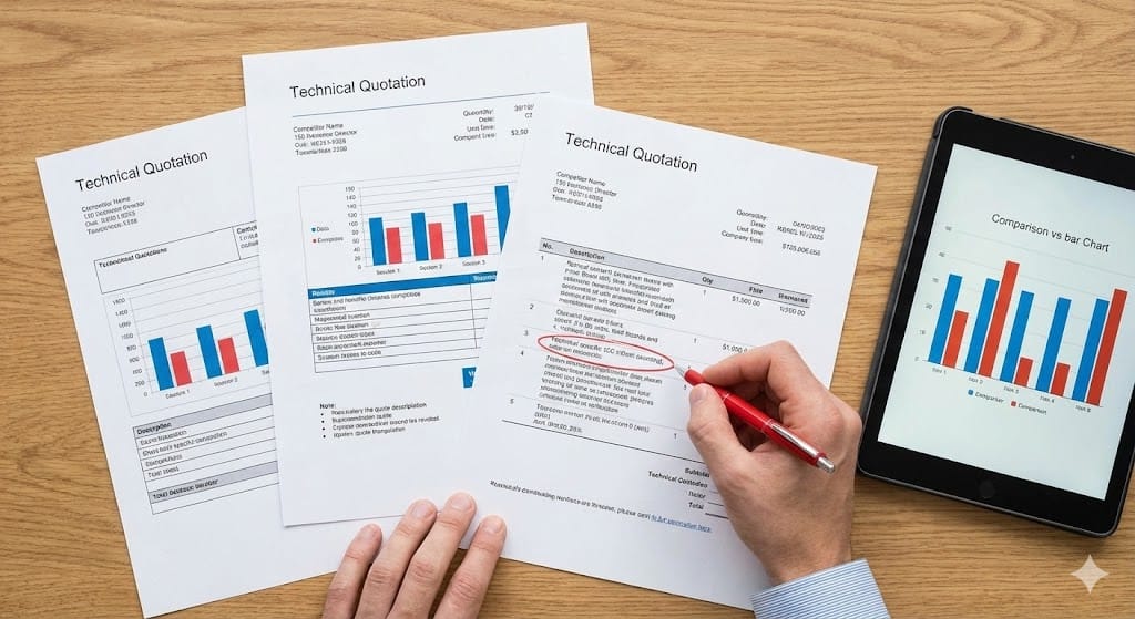 LEKA Machine Engineer inspecting an all-electric blow molding machine during FAT