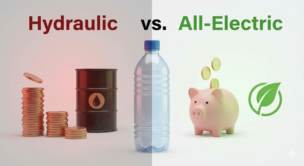 Grafik perbandingan biaya hidrolik vs listrik penuh (ID#3)