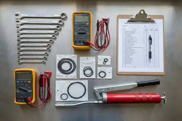 Maintenance kit for extrusion blow molding machines to prevent production downtime (ID#5)