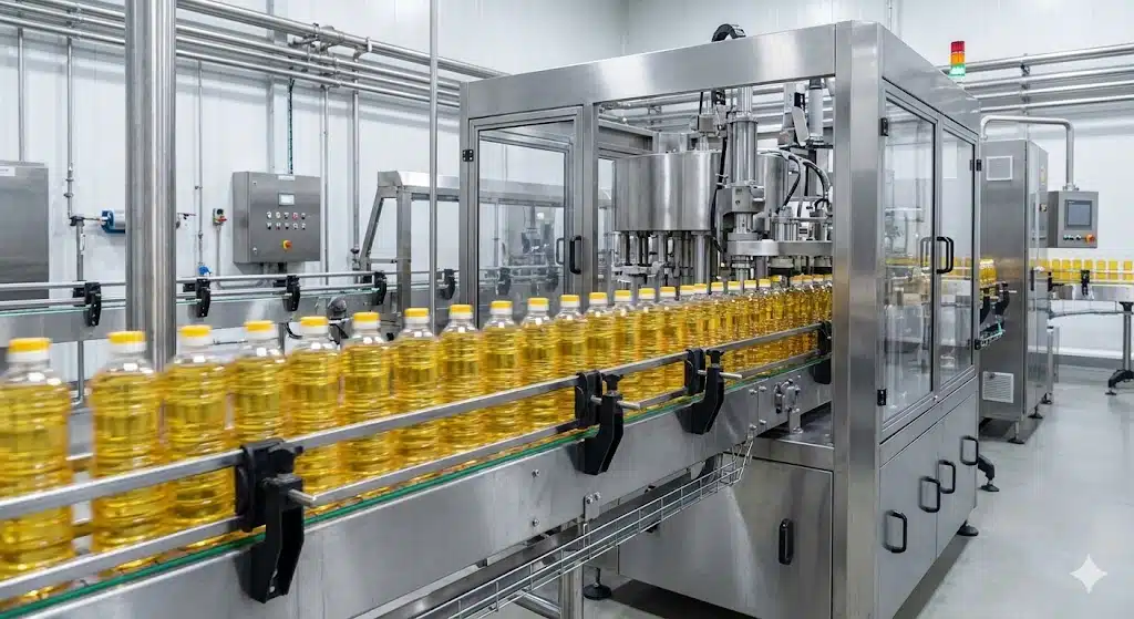 PET edible oil bottles