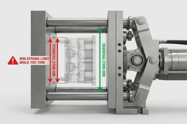 mold clamping unit closing