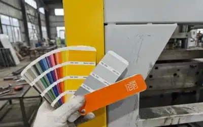How should I discuss customized colors and appearance with the supplier when purchasing an all-electric extrusion blow molding machine?