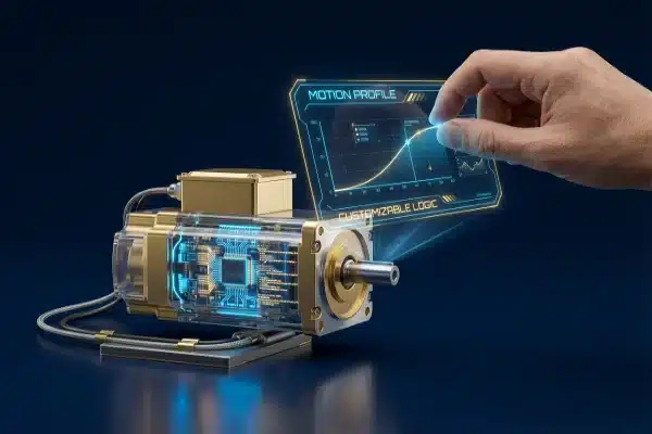 Advanced Servo Motion Logic Transparent servo motion control logic interface for blow molding machine customization (ID#3)