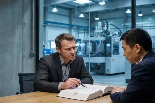 Serious business negotiation for electric blow molding machine warranty terms (ID#1)