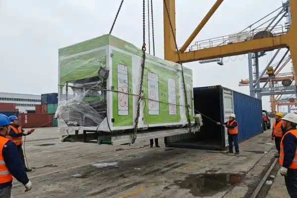 Does a heavier all-electric blow molding machine guarantee better stability and performance?