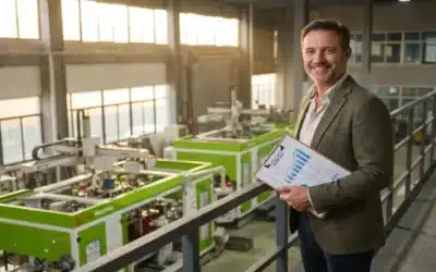 How can I ensure an all-electric blow molding machine is truly compatible with In-Mold Labeling (IML)?