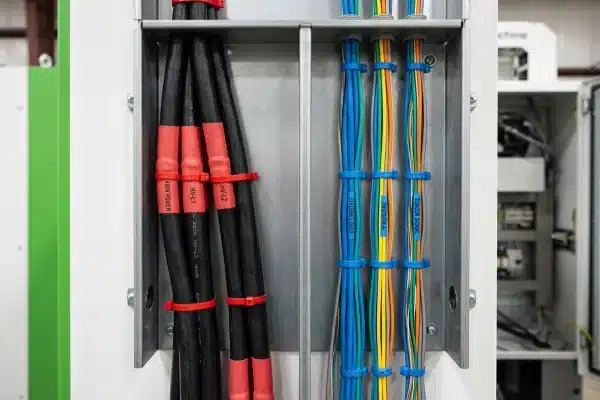 Industrial electrical cable segregation for power and data EMI prevention (ID#2)