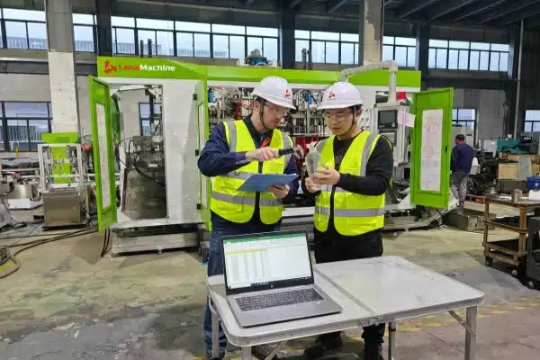 Factory Acceptance Test demonstrating weight stability and Cpk calculation during continuous machine run (ID#4)