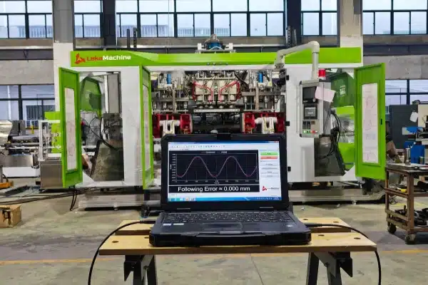 Following error analysis Servo following error graph analysis (ID#5)