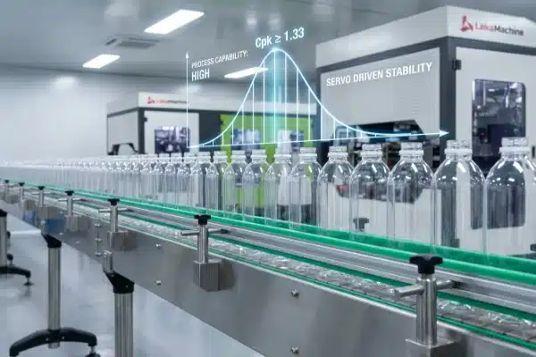 CPK study plot for bottle weight and neck stability (ID#3)