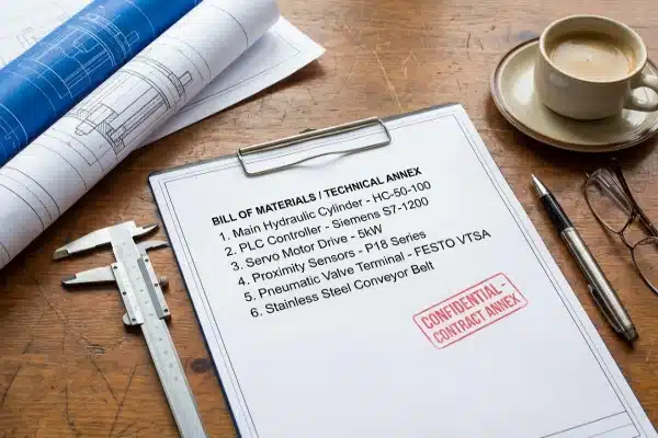 Comprehensive Bill of Materials Technical Annex BOM listing sensor manufacturers and origins (ID#2)