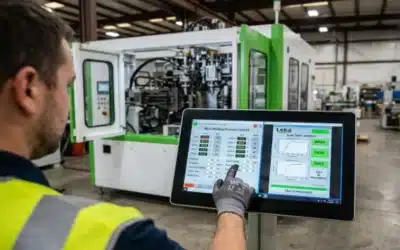 How should I inquire about the integration solution for the leak detection unit when purchasing an all-electric extrusion blow molding machine?