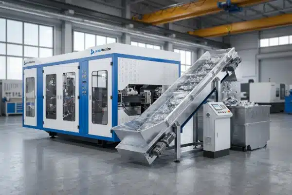 All-electric extrusion blow molding machine scrap conveyor system design verification (ID#1)