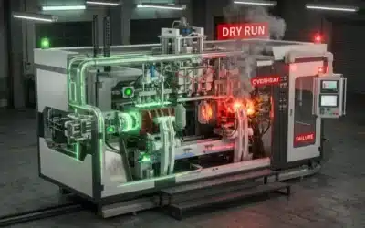 How do I verify the sensitivity of liquid level alarms on an all-electric blow molding machine?