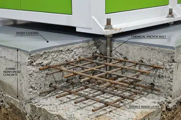 Floor load requirements Dynamic floor load and foundation depth guidance (ID#5)