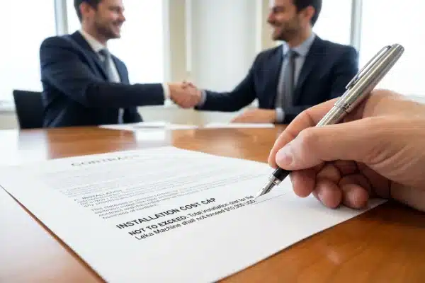 Comparing turnkey and time-and-materials contracts for electric blow molding machine installation (ID#4)