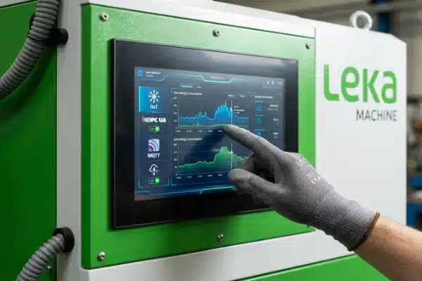 PLC interface supporting future software updates and IIoT protocols for all-electric EBM machines. (ID#2)