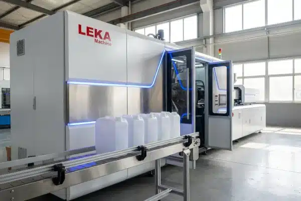 All-electric co-extrusion machine for jerry can production with precision layer thickness control (ID#1)