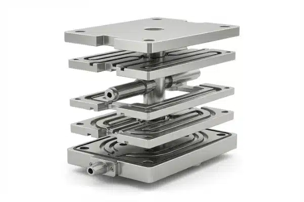 Modular die design Modular stack die head exploded view for easy maintenance (ID#4)