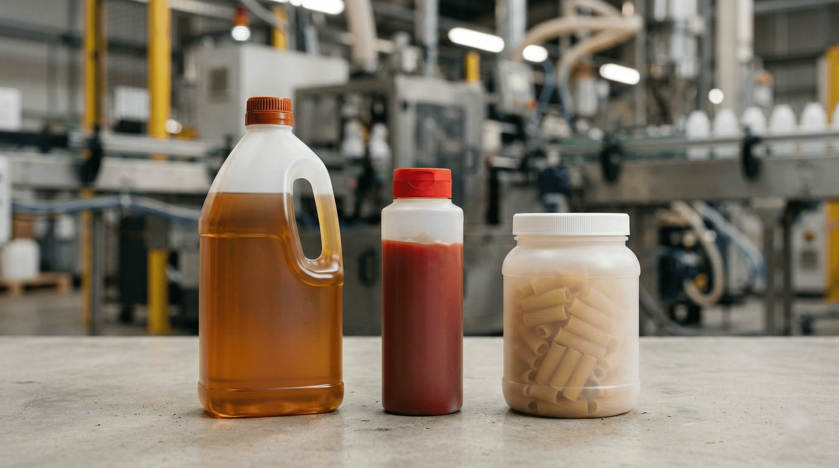 Food-grade HDPE/PP containers suitable for extrusion blow molding production