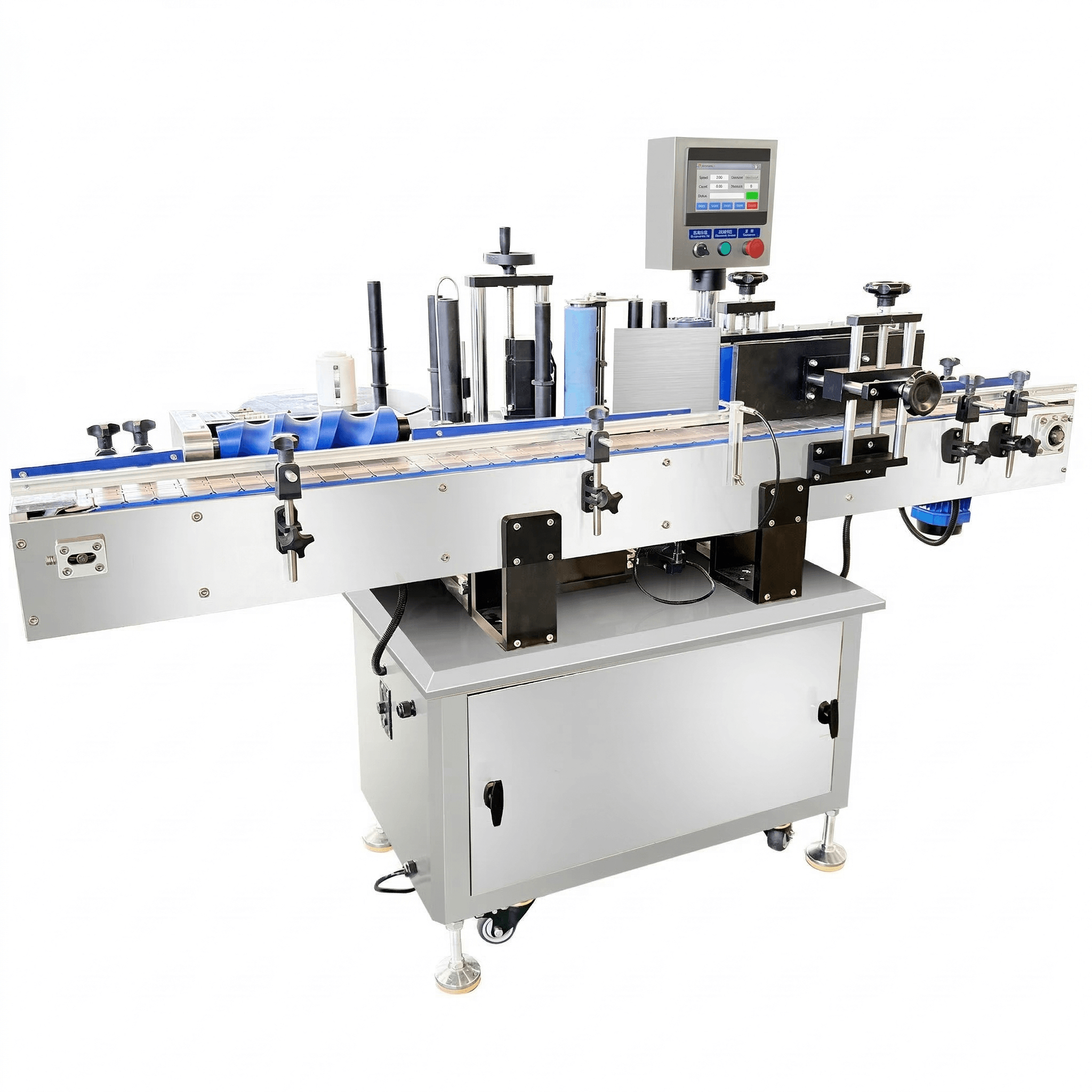 LKYG200T cylindrical bottle labeling machine