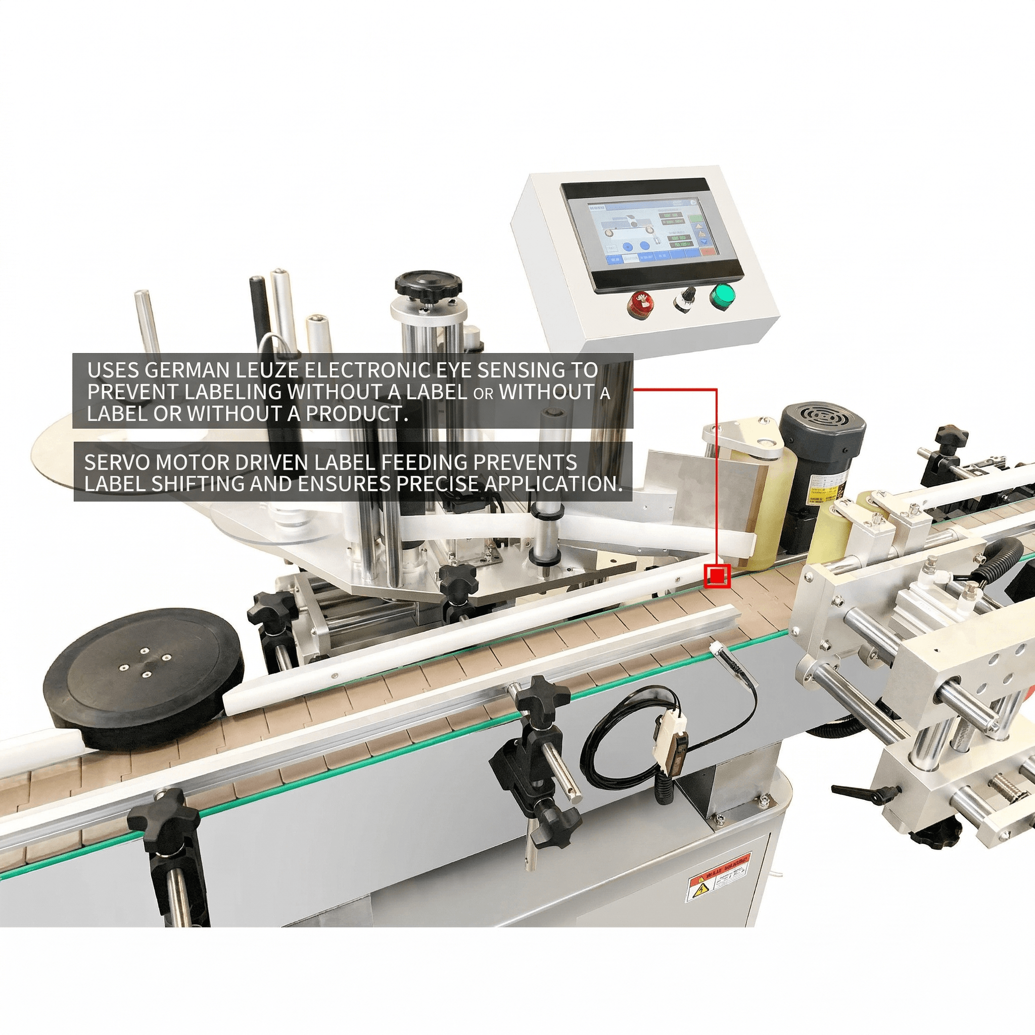 LKYG200T cylindrical bottle labeling machine second image