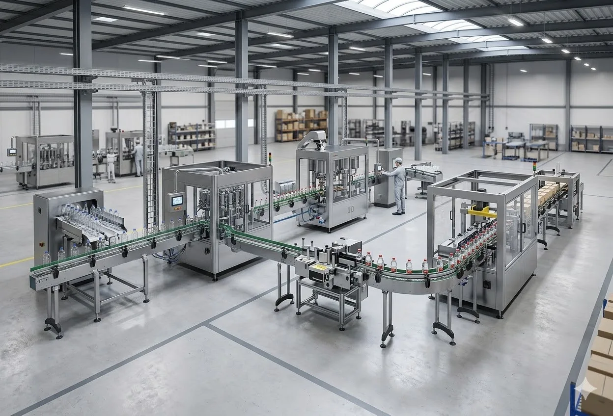 LEKA customized bottle packaging line layout