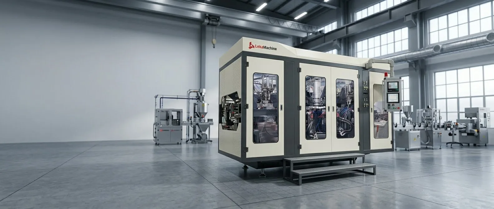 Extrusion blow molding factory for HDPE bottle manufacturing